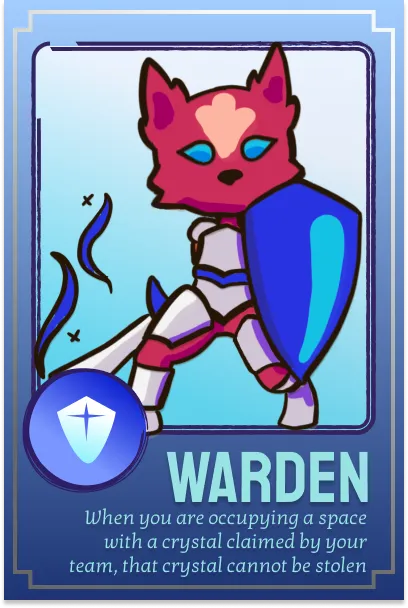 Blue Warden character card