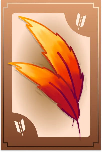 Feather resource card