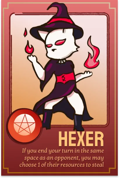 Red Hexer character card