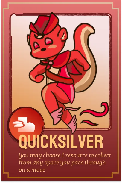 Red Quicksilver character card