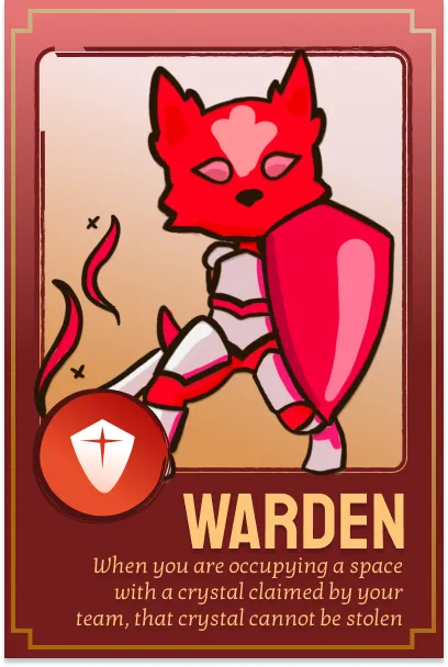 Red Warden character card