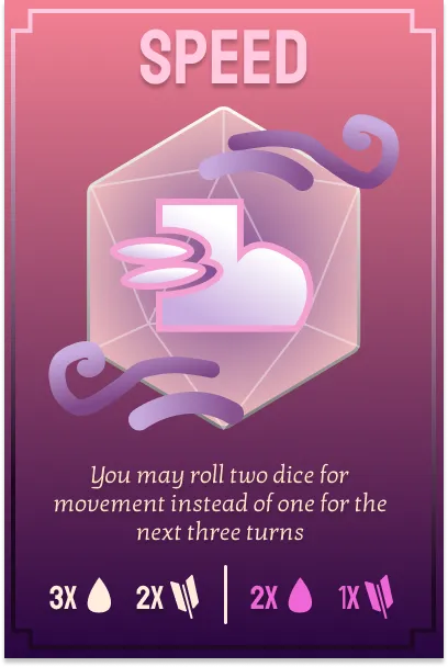 Speed spell card